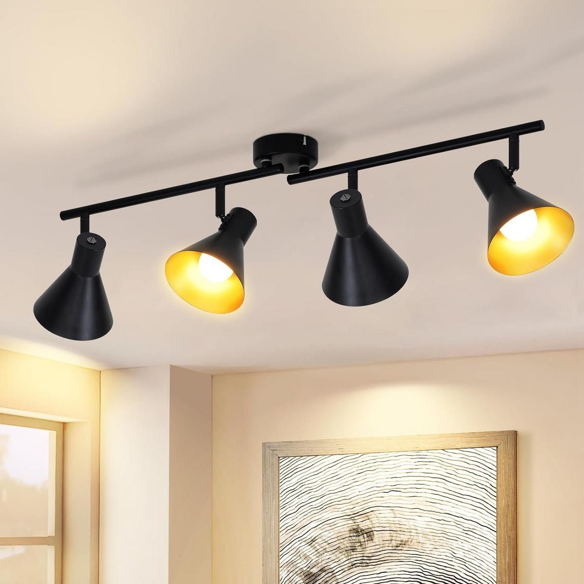 STRAHLER Welle 71/11/21 cm - Schwarz, Metall (71/11/21cm) - Nettlife