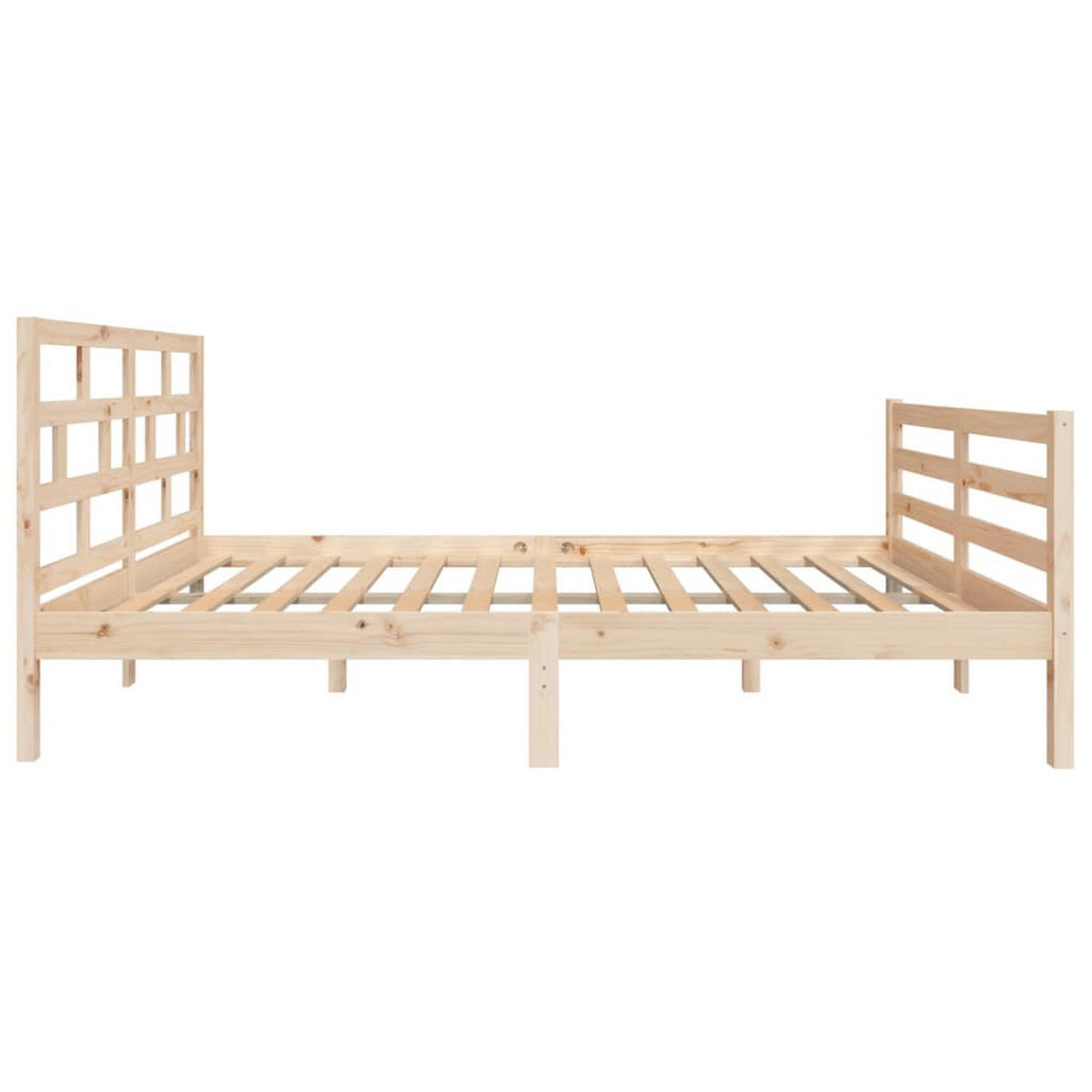BETT Kerby 126/205.5 cm - Braun, Holz (120/200cm) - Nettlife