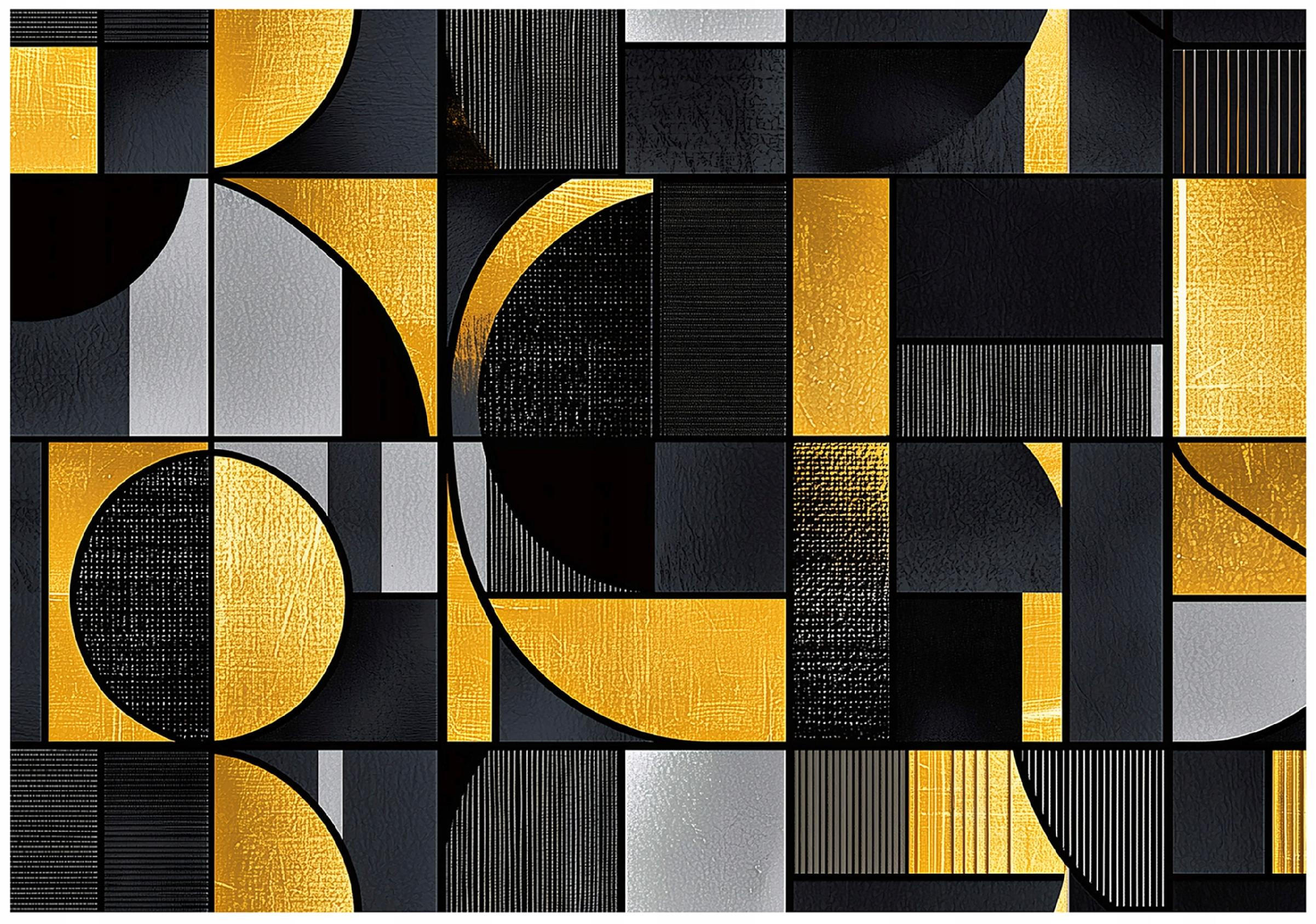 FOTOTAPETE Abstrakt Geometrisch Vlies Tapete Wohnzimmer 150x105 - Multicolor, Papier (150/105cm) - Wallarena