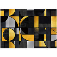 FOTOTAPETE Abstrakt Geometrisch Vlies Tapete Wohnzimmer 150x105 - Multicolor, Papier (150/105cm) - Wallarena