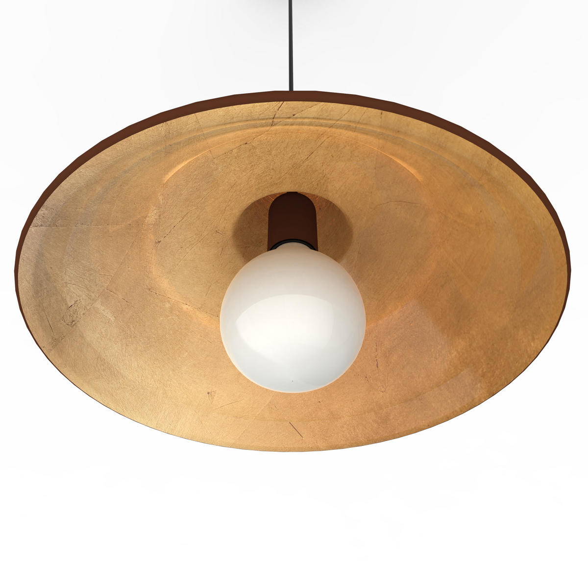 HÄNGELEUCHTE - Goldfarben, Metall (35/35/20cm) - Lumicom