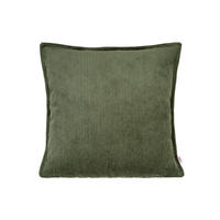 KISSENHÜLLE HYggelig No.1 bamboo-grün Cord-Samt 50/50 cm - Grün, Textil (50/50cm) - beties Heimtextil