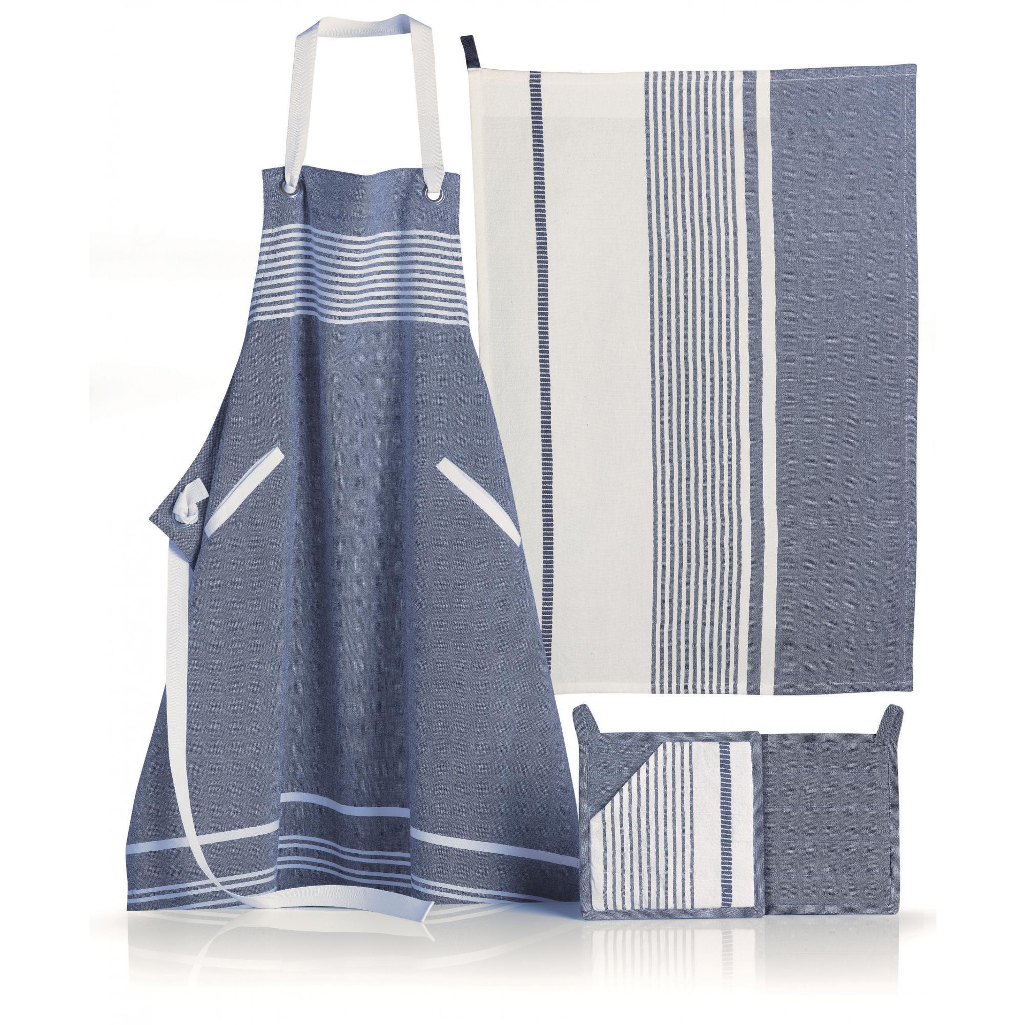 KÜCHENSCHÜRZE Ares umbra 80 x 85 cm - Grau, Textil (80/85cm) - Winkler