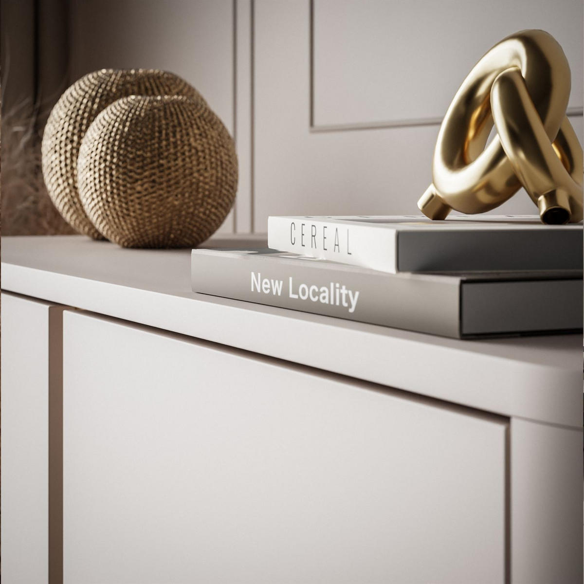 KOMMODE DESTINY K-103 Kaschmir - Kaschmir, Holzwerkstoff (103/132/39cm) - Lookway