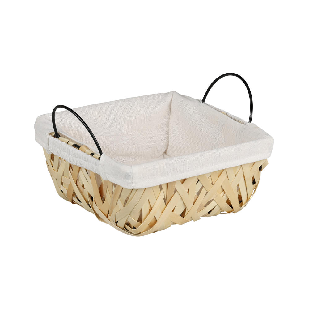 BROTKORB Holzgeflecht 23/20 cm - Beige, Holz (20/14/23cm) - Kesper
