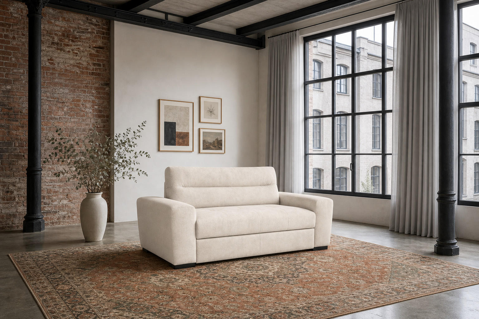 foamnova 2-Sitzer Sahara 183x93x97 cm