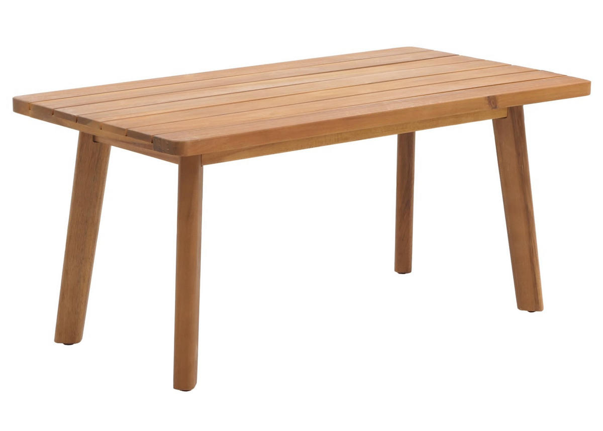 GARTENGARNITUR 75x117x64 cm Kissen Grau - Braun, Holz - PROREGAL