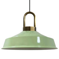 PENDELLEUCHTE Lockra - Mintgrün, Metall (40/40/32cm) - Bamyum