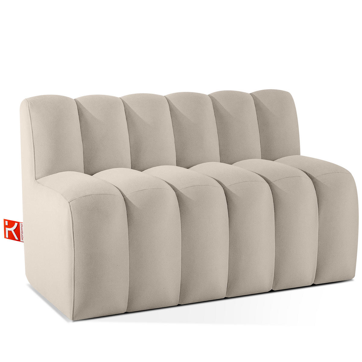 ESSZIMMERBANK CORDA, Cremig - Creme, Holz/Holzwerkstoff (123/78/71cm) - KONSIMO®
