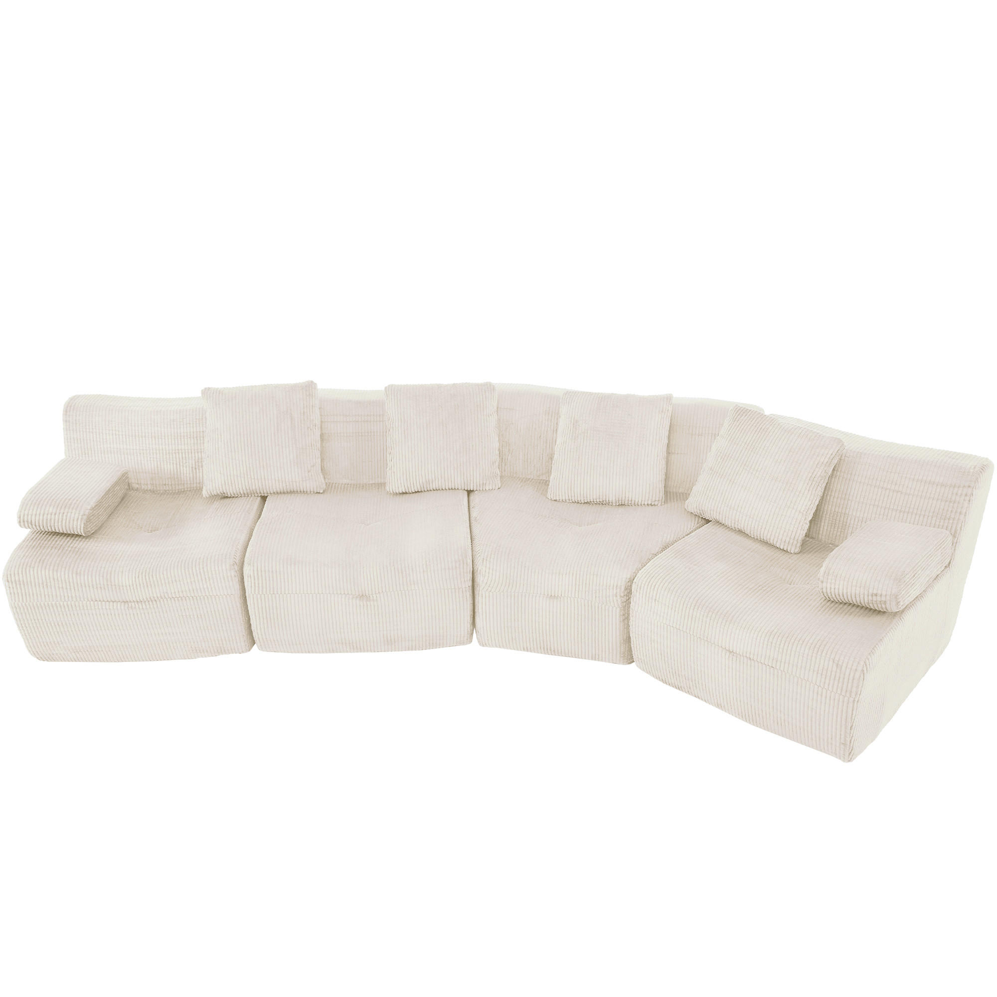 ComfortXL 4-Sitzer-Sofa Beige 311x65x90 cm