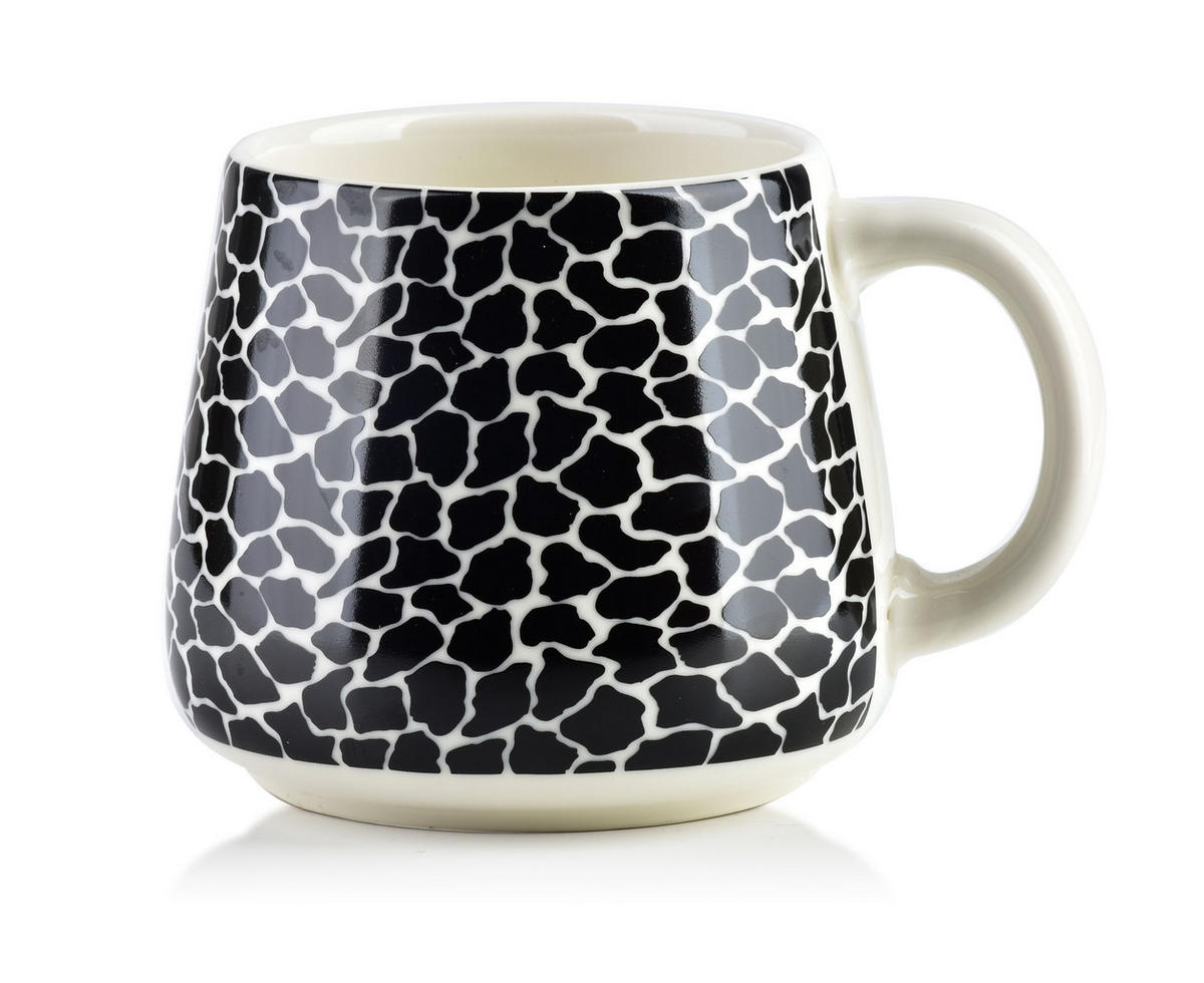 BECHER Wild Graphite 13/8.5/9 cm Keramik - Graphitfarben, Keramik (0.5L) - Mondex