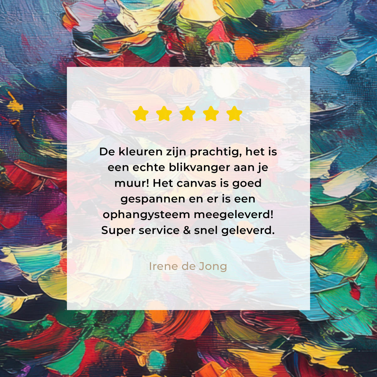 LEINWANDBILD Weihnachtsbaum - Weihnachten - Abstrakt - Farbenfroh Room Decor 30x40 cm - Multicolor, Textil (30/40cm) - MuchoWow