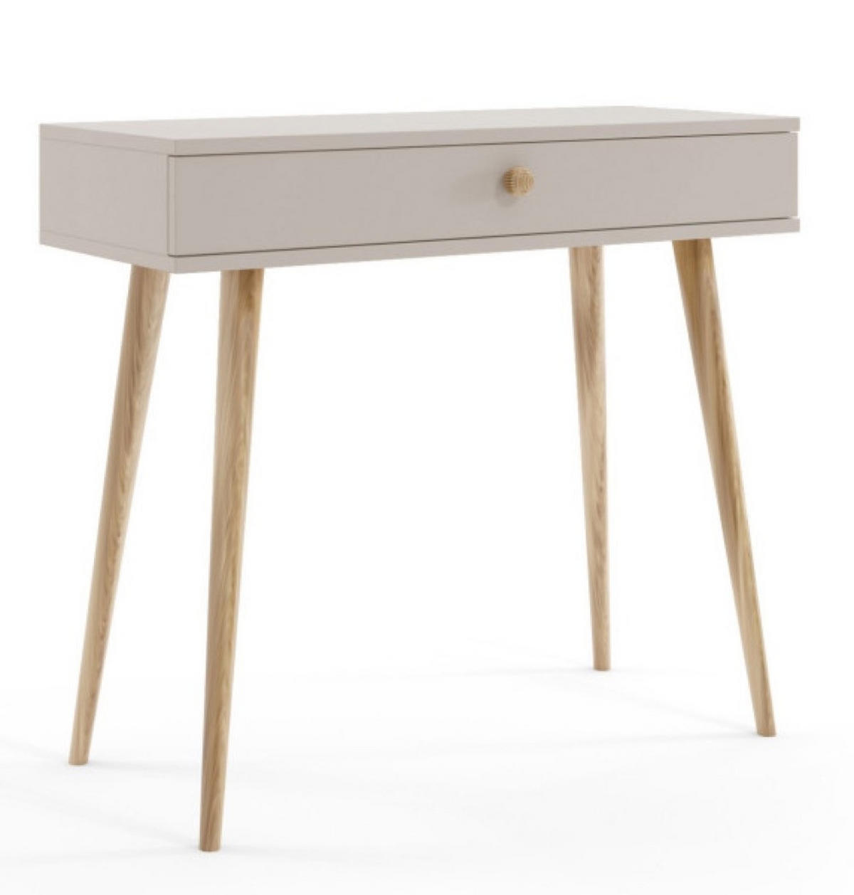 KONSOLE Kaschmir Boho Hohe Beine Mit Massivholzbeinen - Beige, Holzwerkstoff (1/90/80cm) - Sepro Meble
