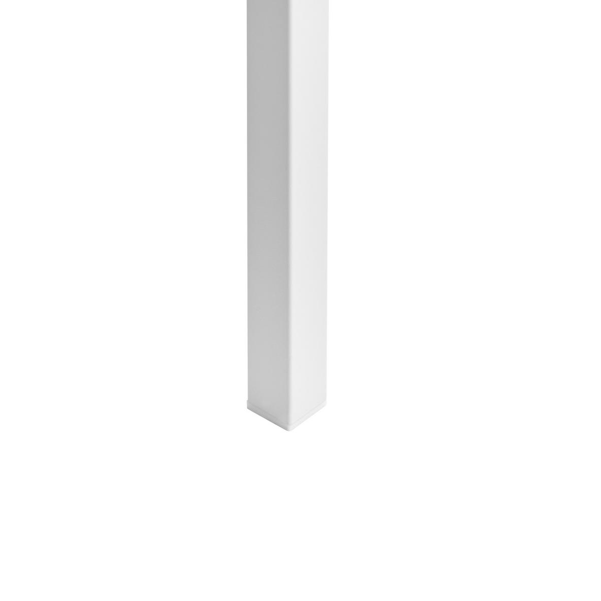 PSACÍ STŮL Bílý 120/60 cm Ocate - bílá, kompozitní dřevo (60/120/76cm) - Beliani