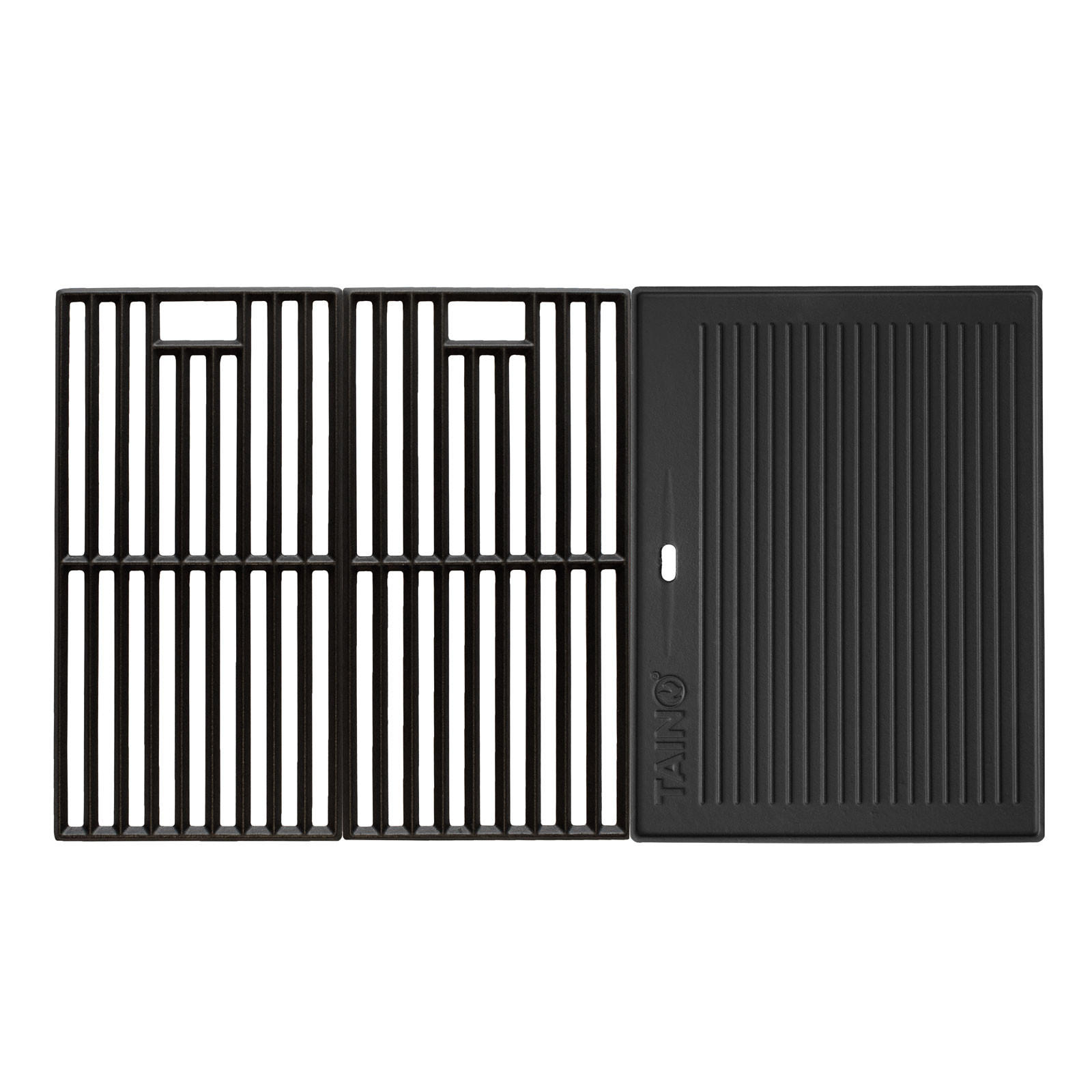 GRILLROST GRILLPLATTE Set RED - Schwarz, Metall (74/41.5cm) - TAINO