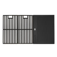GRILLROST GRILLPLATTE Set RED - Schwarz, Metall (74/41.5cm) - TAINO