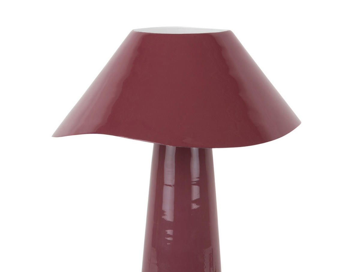 TISCHLAMPE Ameno 28/28/33 cm - Lila, Metall (28/28/33cm) - Leitmotiv