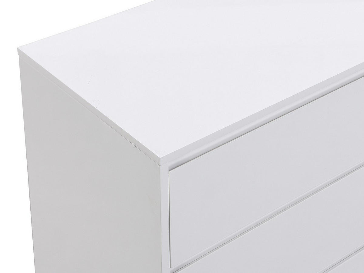 KOMMODE - 140 cm x 40 cm - holz - weiß Korasa - Weiß, Holz/Metall (140/82/40cm) - Vente-Unique