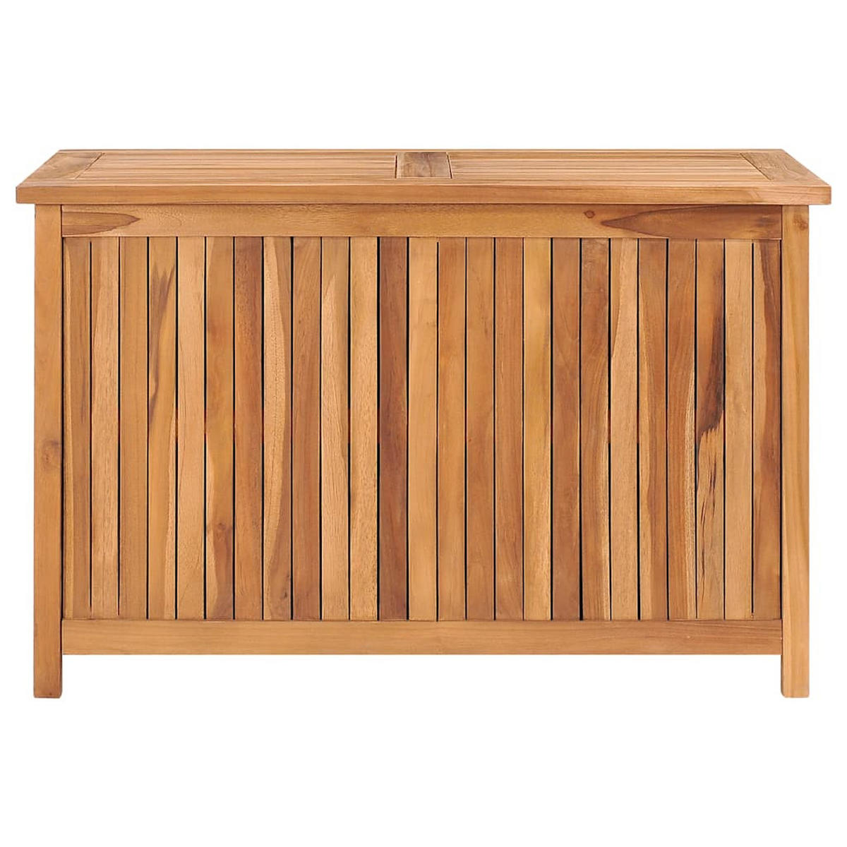 GARTENBOX 90x50x58 cm Massivholz Teak - Braun, Holz (90/58/50cm) - furnicato