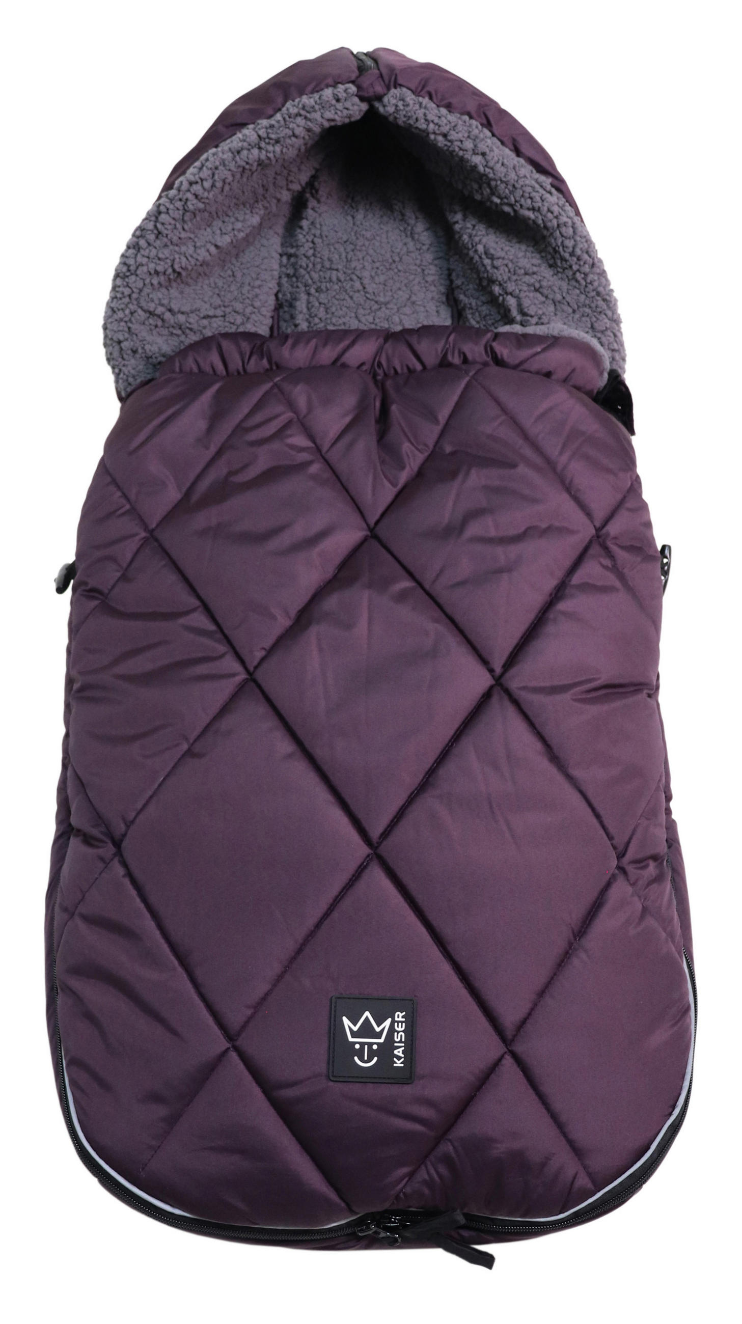 KINDERWAGEN-FUSSSACK XL TOO, violet - Lila, Textil (46/10/105cm) - Kaiserbaby