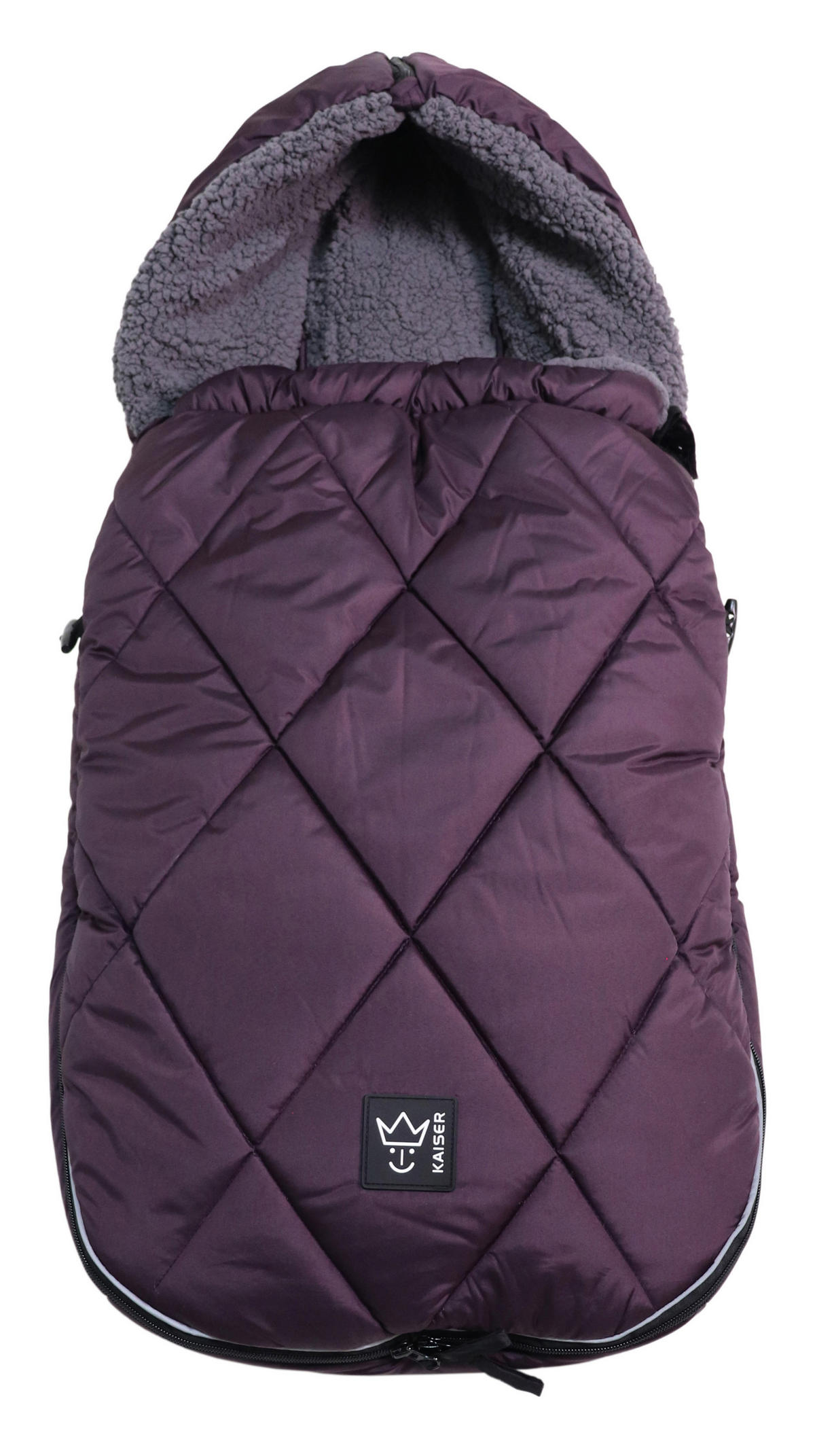 KINDERWAGEN-FUSSSACK XL TOO, violet - Lila, Textil (46/10/105cm) - Kaiserbaby