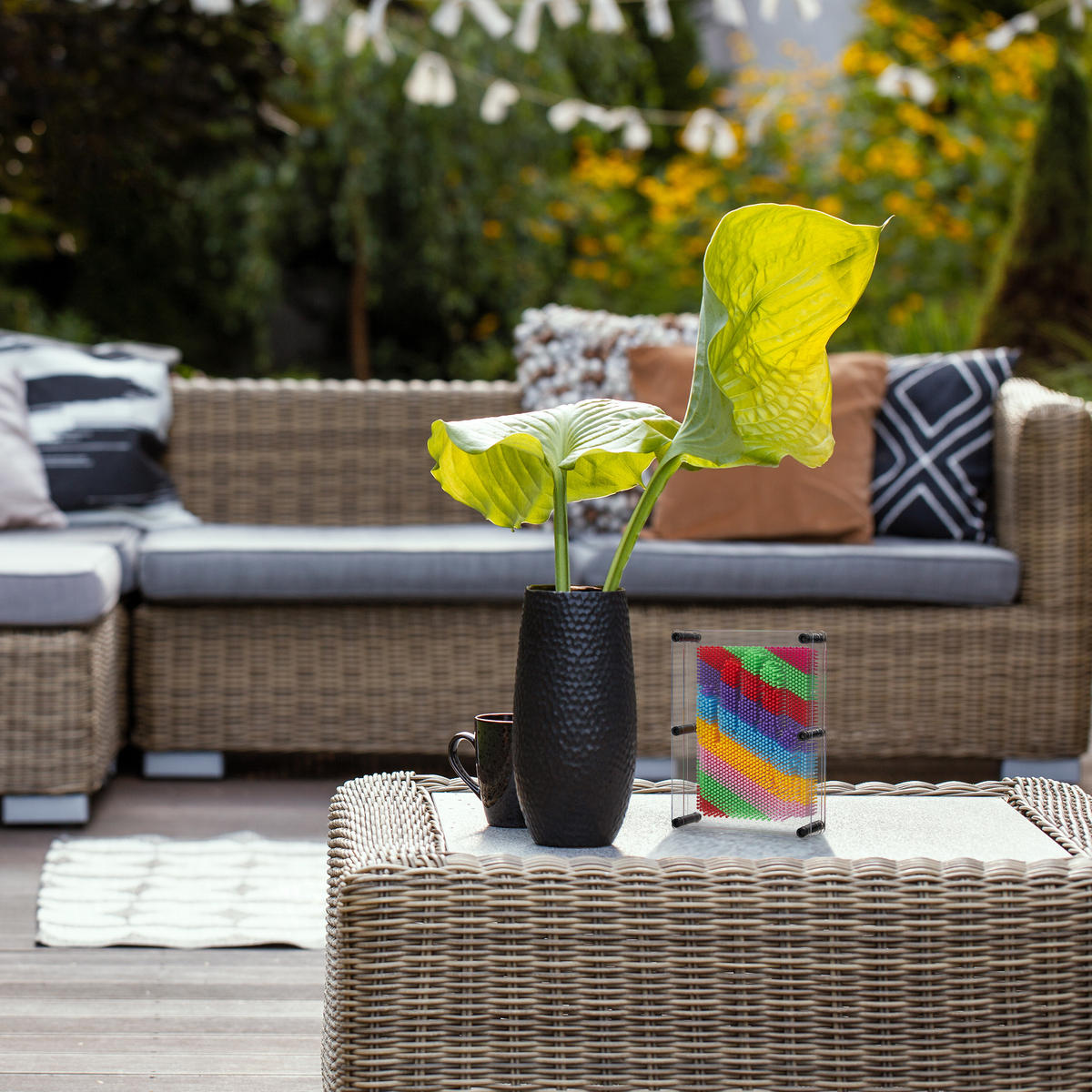 3D-NAGELBILD - Multicolor, Kunststoff (15/20/7.5cm) - Relaxdays