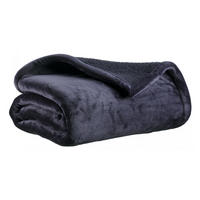 BETTÜBERWURF Michka marine 240 x 220 cm - Dunkelblau, Textil (220/240cm) - Vivaraise
