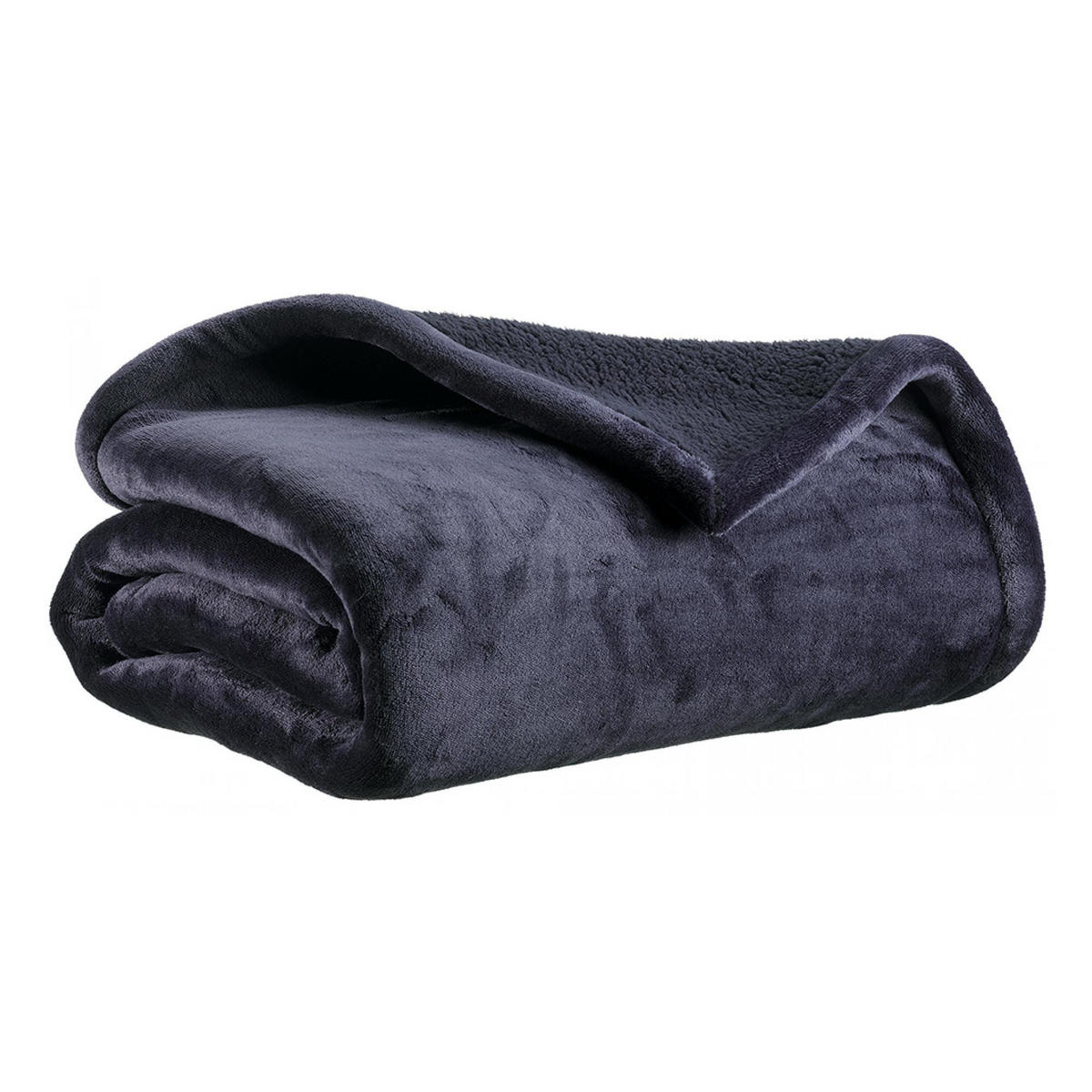 BETTÜBERWURF Michka marine 240 x 220 cm - Dunkelblau, Textil (220/240cm) - Vivaraise