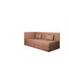 SOFA Thelma In Opera - Hellrosa, Holzwerkstoff/Textil (207/90/97cm) - Fun Möbel