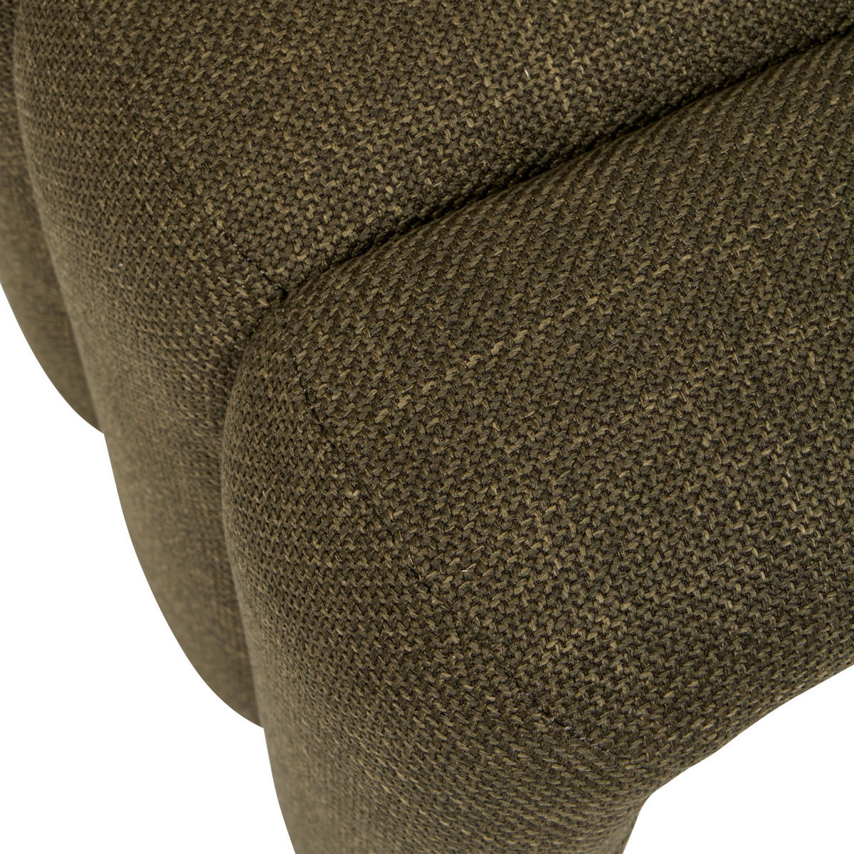 BOGEN-HOCKER Sisco 43/42/44 cm - Grün, Textil (42/44/43cm) - Atmosphera Createur d´interieur