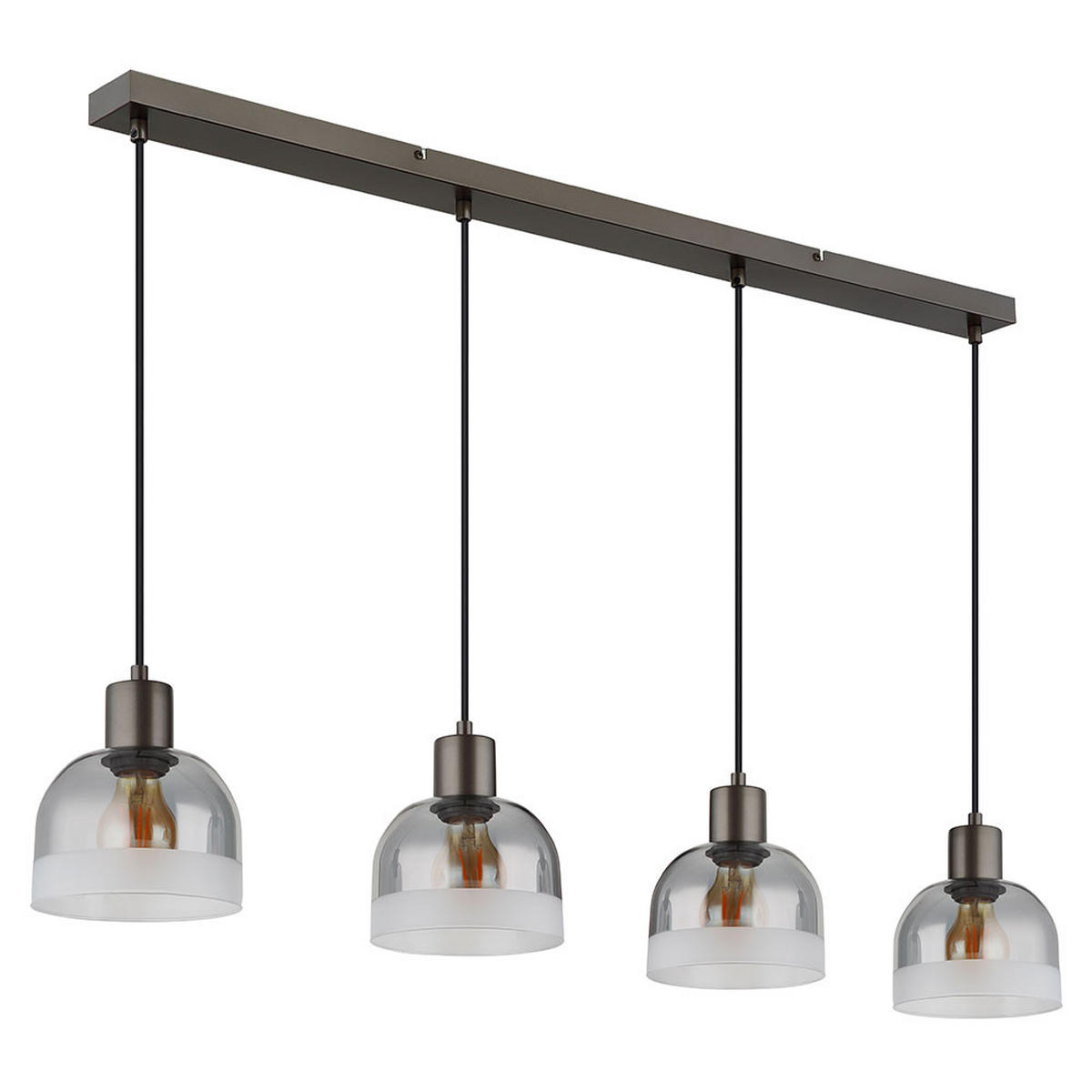 HÄNGELEUCHTE KAIRO - Schwarz, Glas (105/15/120cm) - Globo Lighting