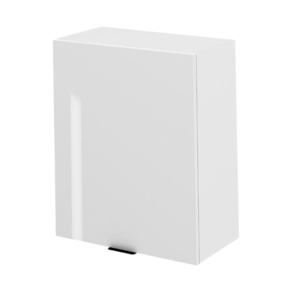 HÄNGESCHRANK – 60 cm – KU-W60 – Lunara – Weiß Hochglanz - Weiß, Holzwerkstoff (60/72/30cm) - hi-markt