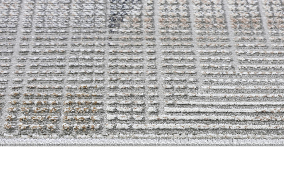 TEPPICH COMO Grau 120/170 cm - Grau, Kunststoff (120/170cm) - Tapiso