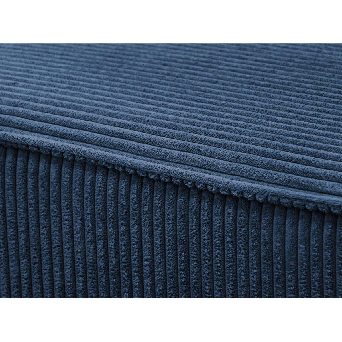 ECKSCHLAFSOFA Primo L dunkelblau - Schwarz/Dunkelblau, Textil (290/185cm) - Beautysofa