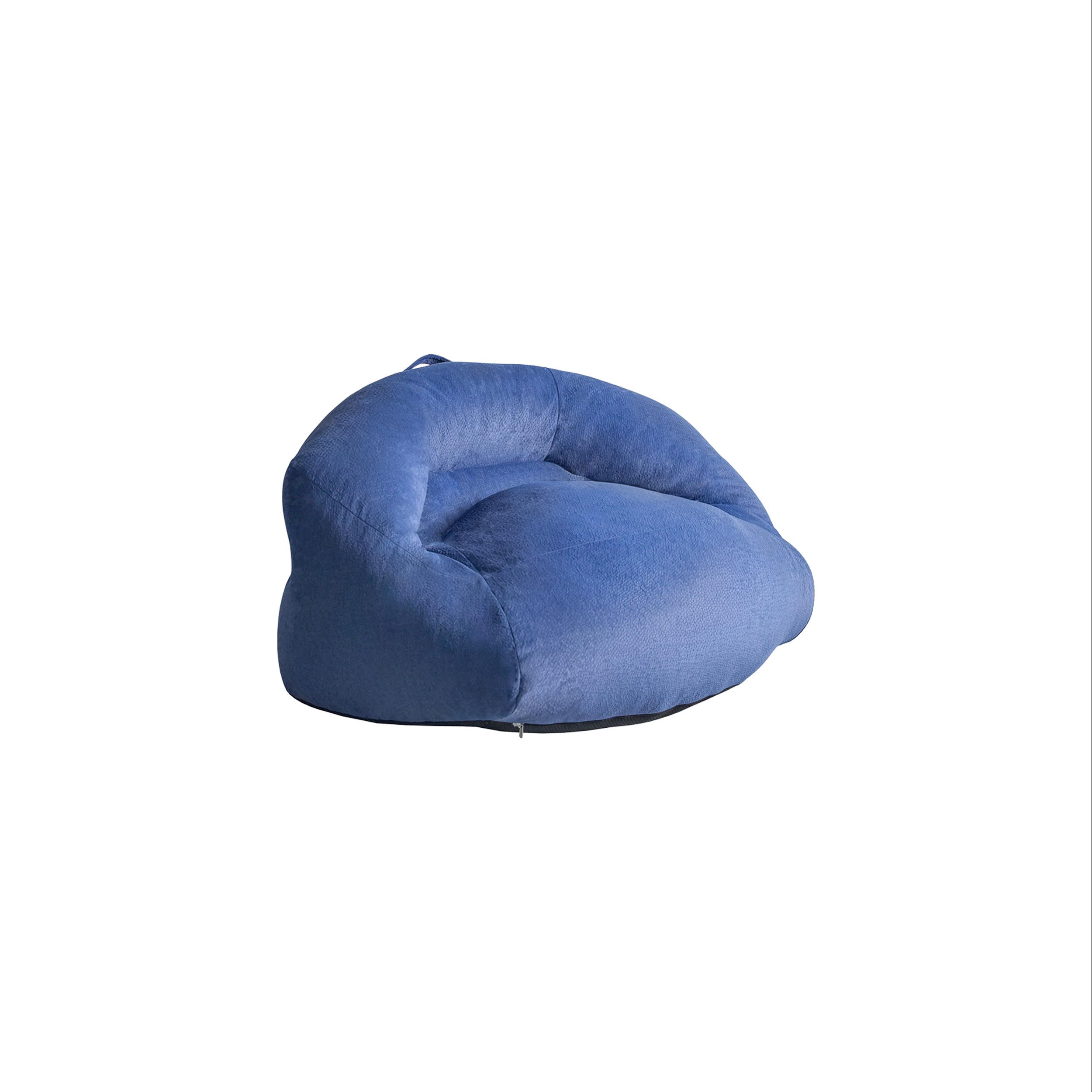 Vercart Sitzsack Blau 120x70x90 cm