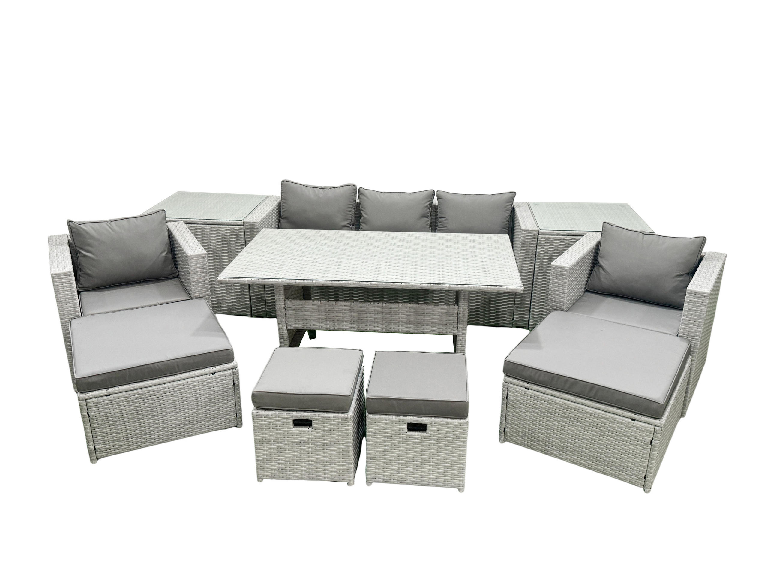 Fimous Gartenset Hellgrau