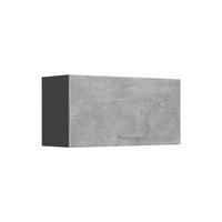 HÄNGESCHRANK R-Line, Beton/Anthrazit, 80 cm Flach - Anthrazit/Grau, Holzwerkstoff (80/40/31cm) - Vicco