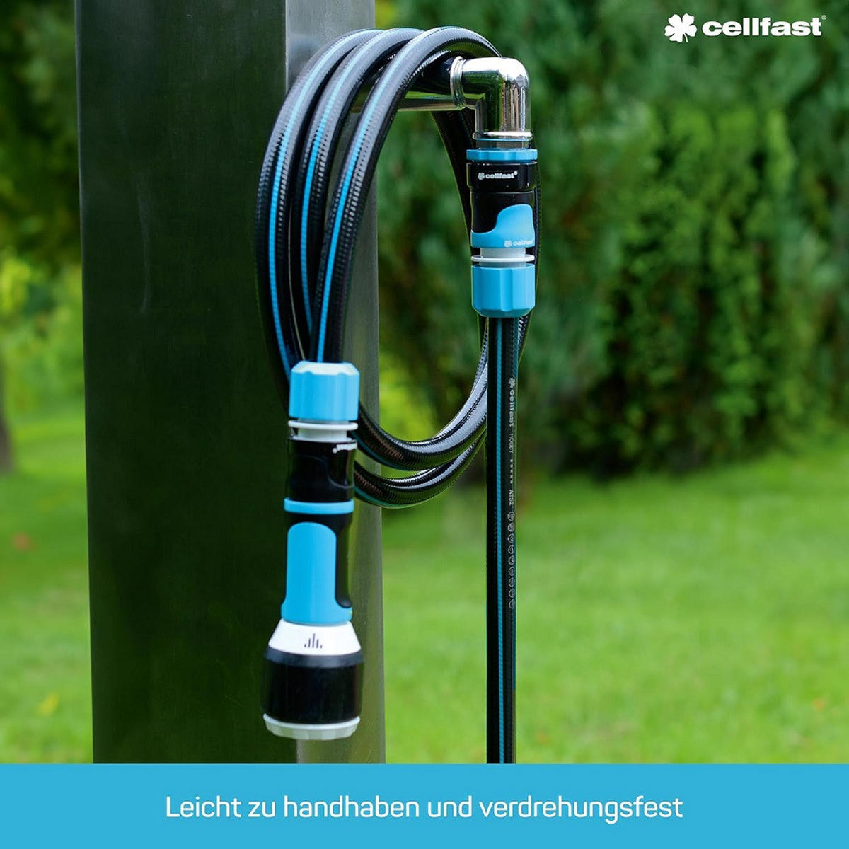 GARTENSCHLAUCH HOBBY 1/2" 25 m - Transparent, Kunststoff (2500cm) - Cellfast