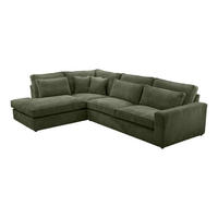 ECKSOFA CAMBO MINI Ohne Schlaffunktion, Grün - Grün, Textil (280/224cm) - Fedve
