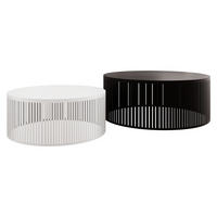 COUCHTISCH-SET Velede - Multicolor/Schwarz, Holzwerkstoff/Metall (75/75/30cm) - MIRJAN24