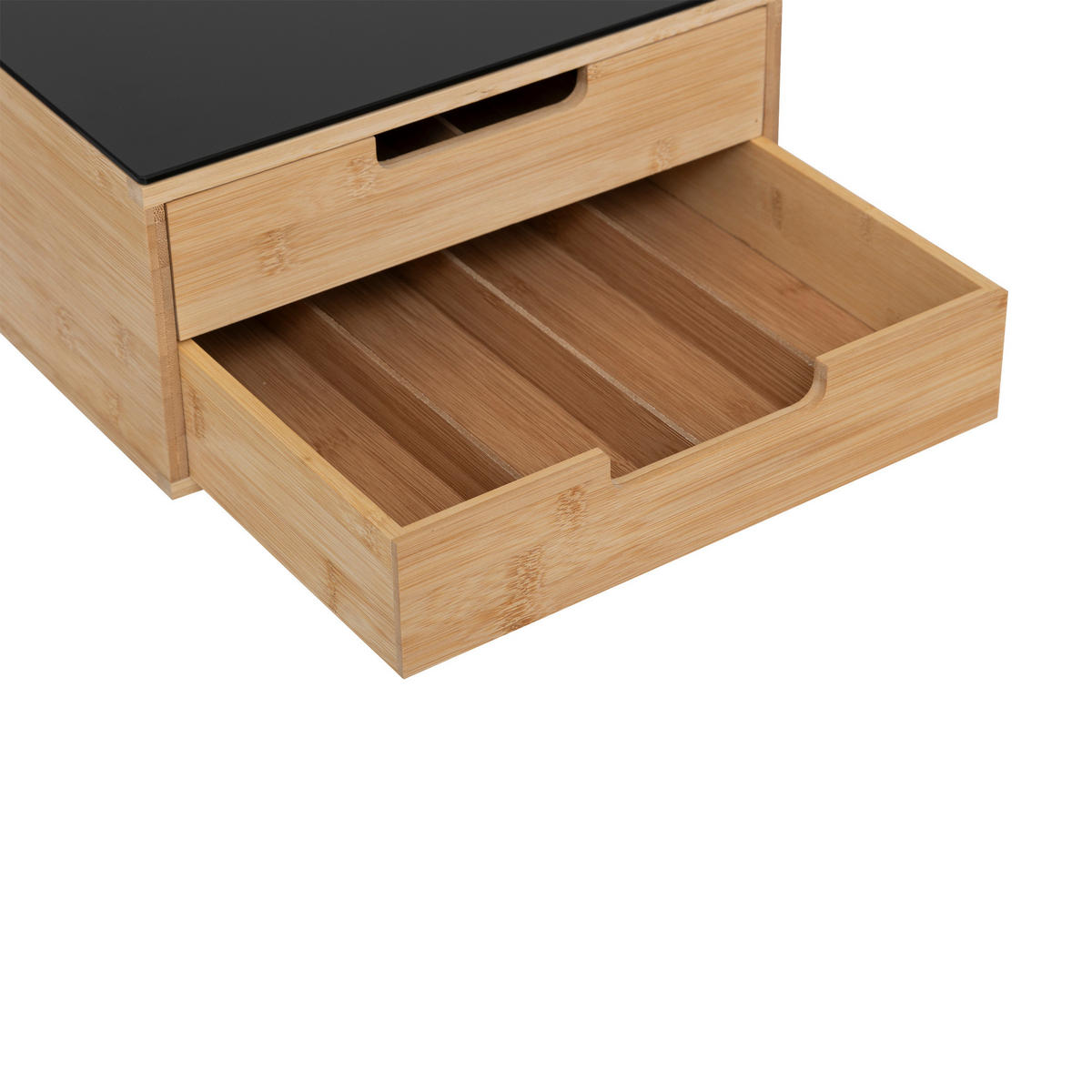 KAFFEEKAPSELBEHÄLTER Schwarz Bambus - Schwarz, Naturmaterialien (30/14.5/30cm) - 5five Simply Smart