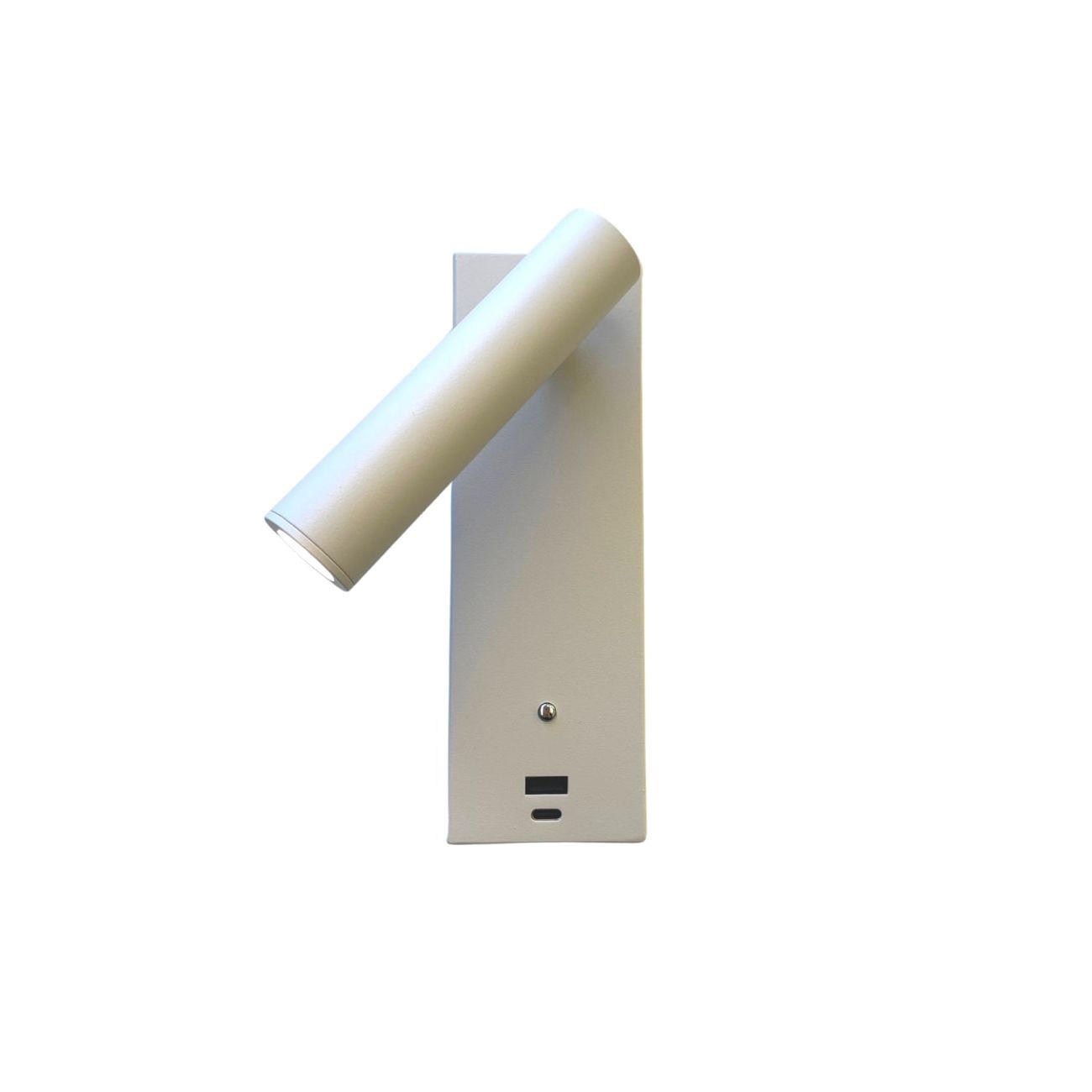 WANDLEUCHTE Tofino, Weiß, 18cm - Weiß, Metall (6/18/2cm) - KOSILUM