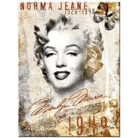 MAGNET 6/8 cm Celebrities Marilyn Portrait-Collage - Multicolor, Metall (6/8/0.1cm) - Nostalgic-Art