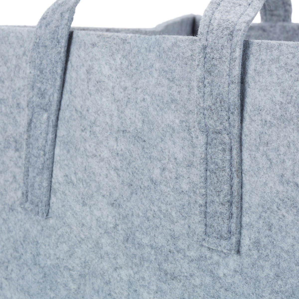KAMINHOLZKORB - Grau, Textil (43/34.5/36.5cm) - Relaxdays