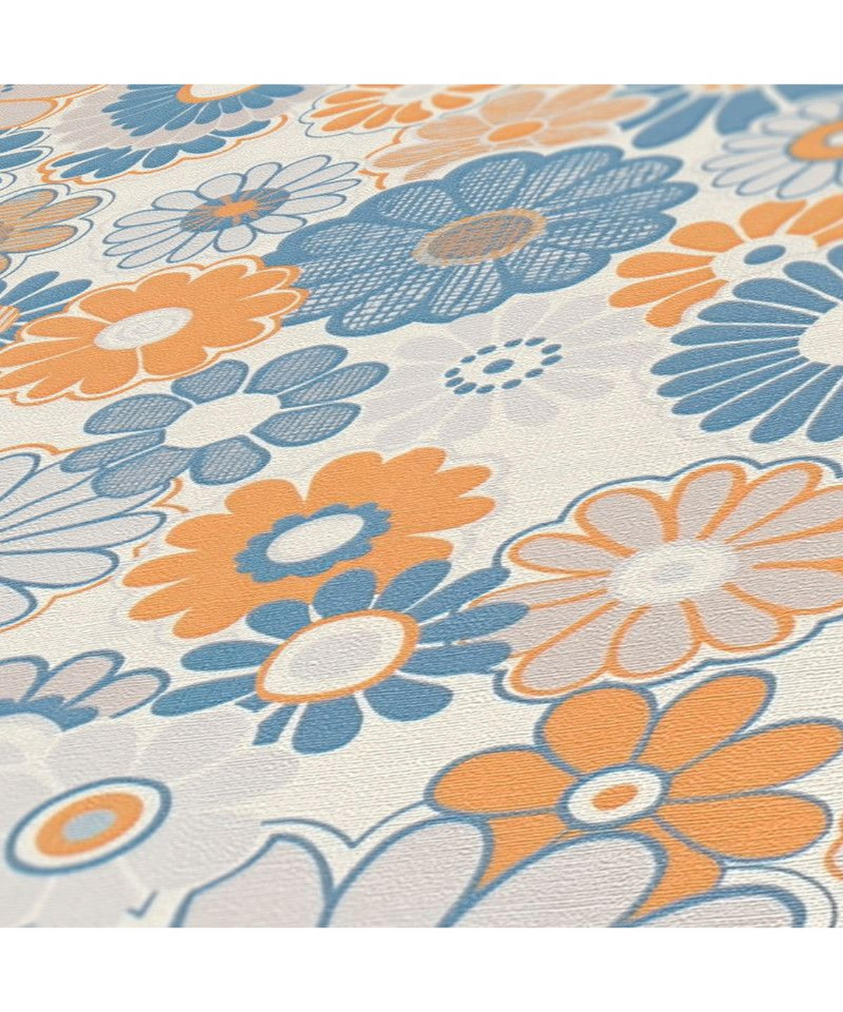 VLIESTAPETE Blau 53/850 cm - Blau, Textil (53/1cm) - KUNSTLOFT
