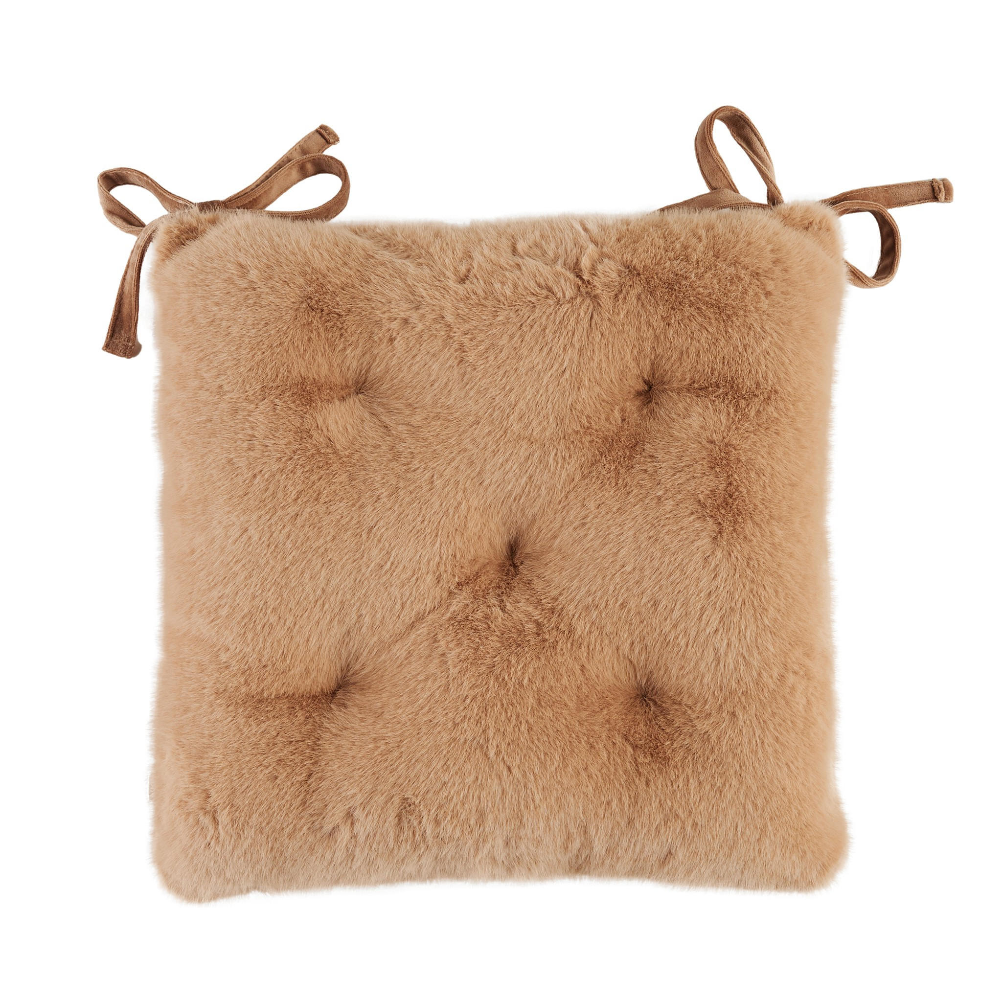 STUHLPOLSTER Molinio - Braun, Textil (40/40/1cm) - home&you