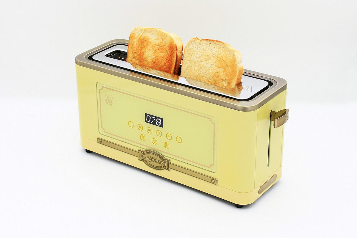TOASTER T 4000 ElfEm, Elfenbein, 6 verschiedene Toaststufen - Beige, Metall (38.5/18.5/13.1cm) - Kaiser Küchengeräte