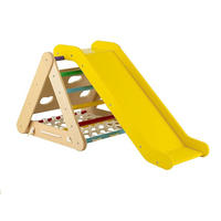 KLETTERDREIECK 4 in 1 multicolor - Multicolor, Holz (64/58/63cm) - COSTWAY