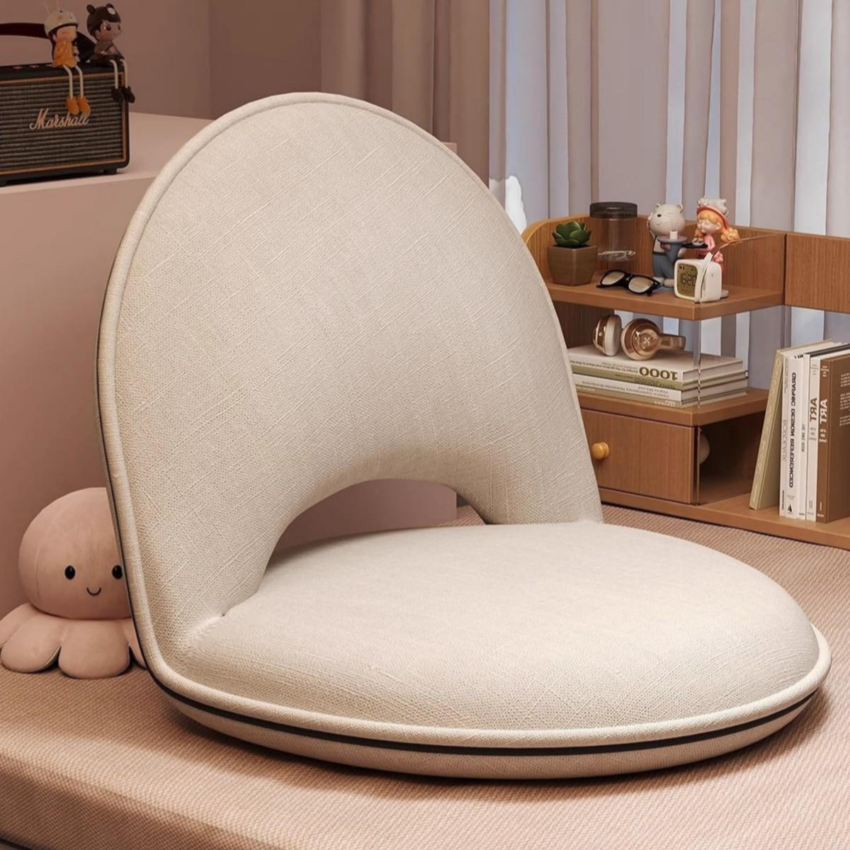 EINZELSOFA 47/44/50 cm - Beige, Textil (44/50/47cm) - Authentics