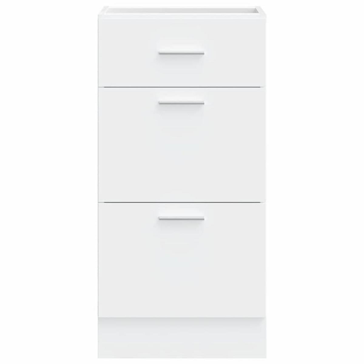 UNTERSCHRANK Lyon Weiss 40/46/81,5 Cm Holzwerkstoff - Weiß, Holzwerkstoff (46/81.5/40cm) - vidaXL